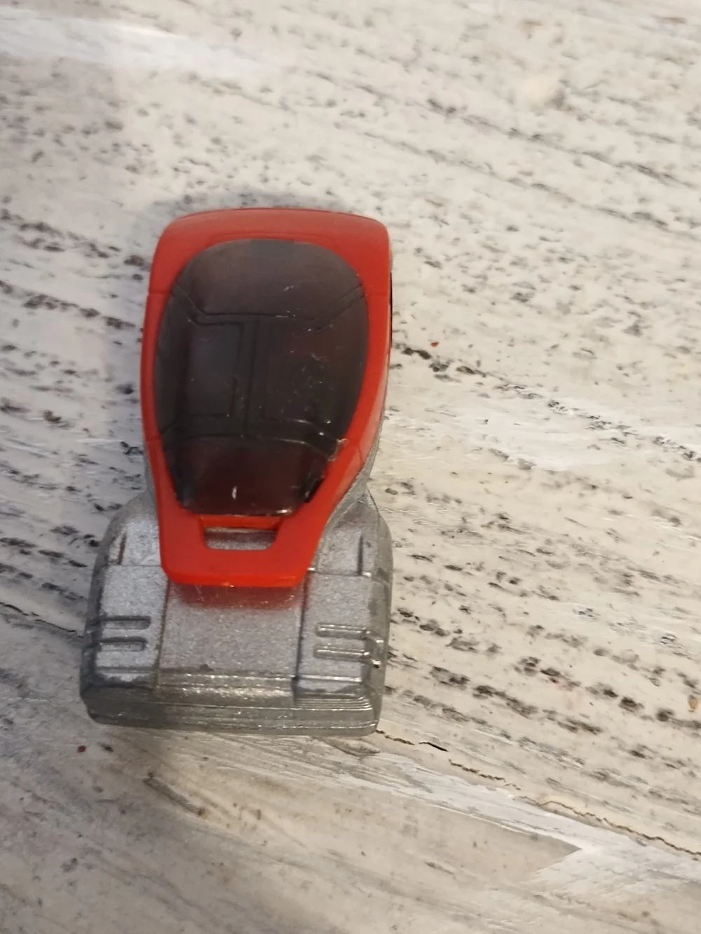 Hot Wheels Futuristic Red and Silver Space Car Loose Vintage 1988 Die cast metal